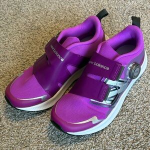 New Balance Magenta and Silver Sneakers